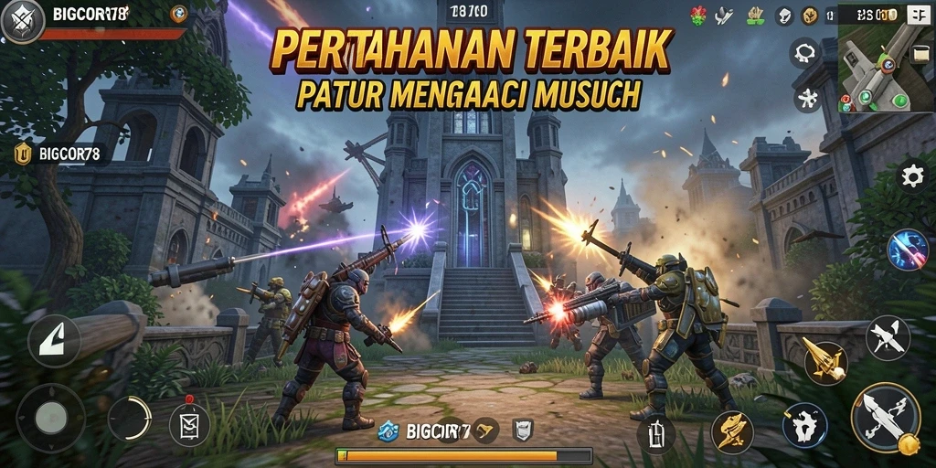 Tampilan menarik dalam gameplay Tower Defense BIGCOR78.