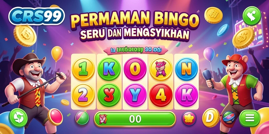 Gameplay Bingo seru di CRS99 dengan hadiah menarik.