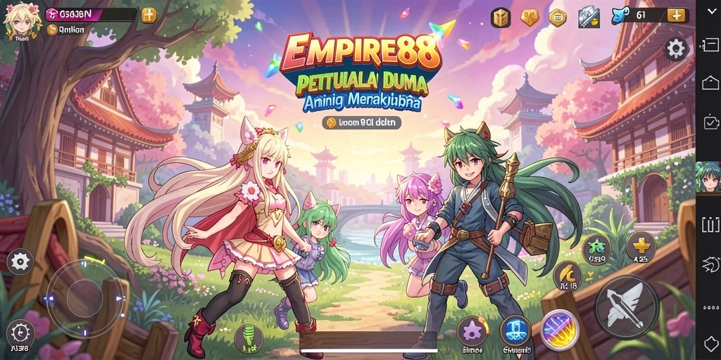 Gameplay seru EMPIRE88 dengan karakter Anime yang menarik.