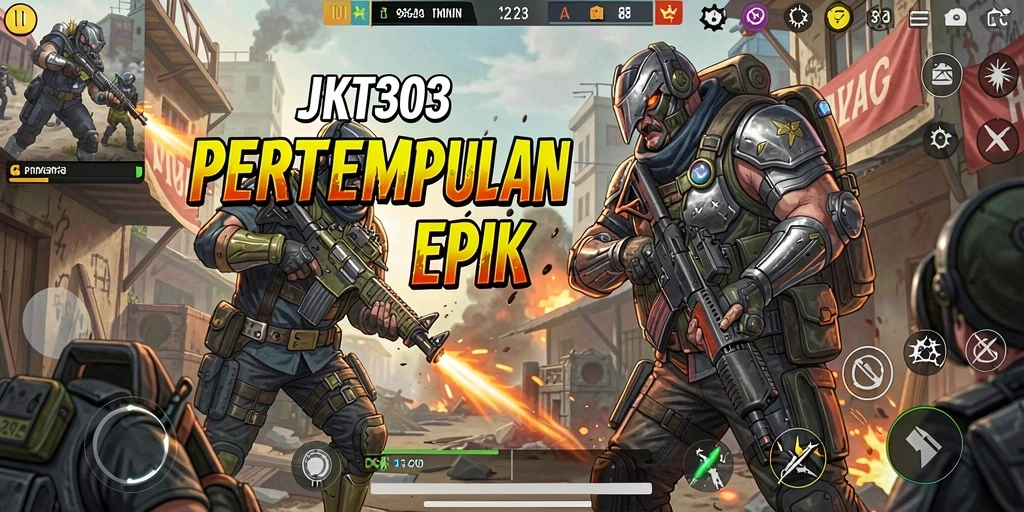 Gameplay menarik JKT303 dengan aksi Battle Royale yang mendebarkan.