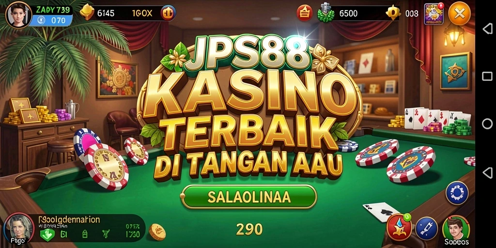 Tampilan menarik gameplay JPS88 dengan elemen Kasino.
