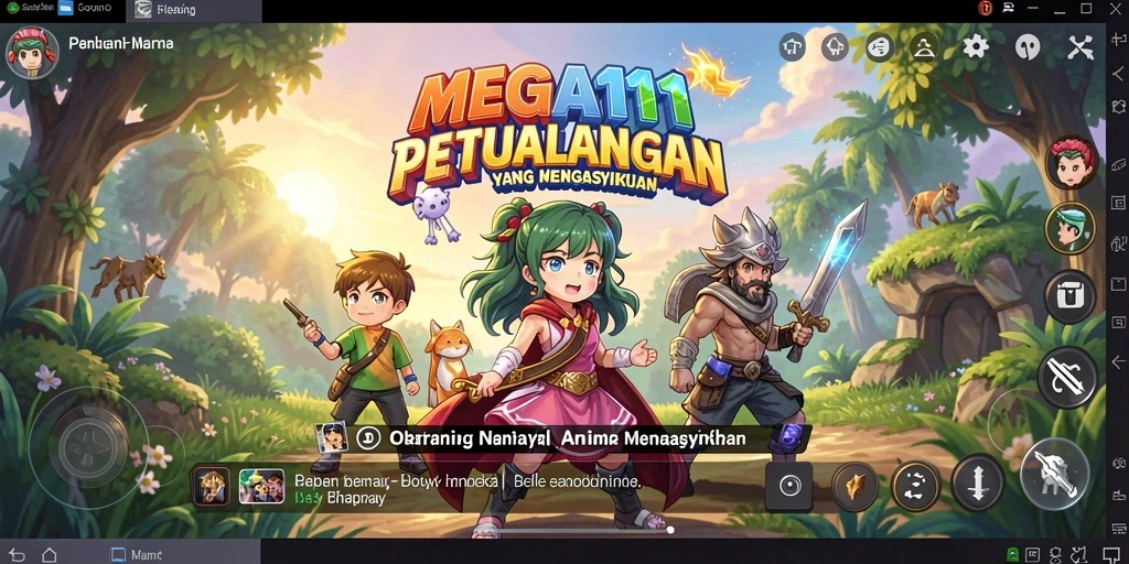 Tampilan gameplay MEGA111 yang seru dan interaktif.
