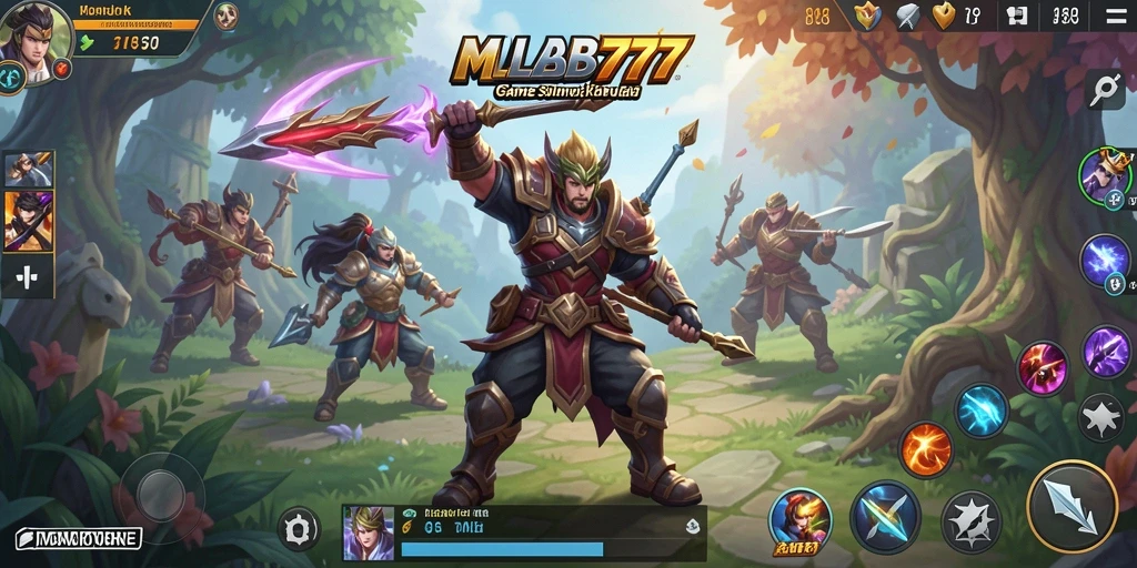 Tampilan gameplay menarik dari MLBB777 dengan berbagai pilihan membangun.
