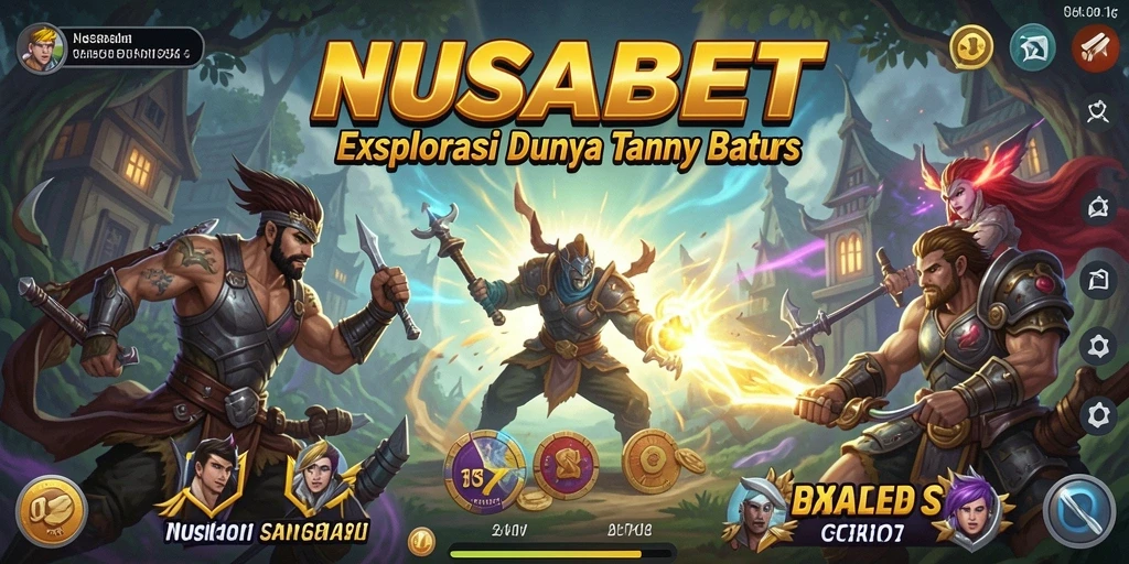 Tampilan gameplay NUSABET yang menakjubkan dalam dunia open world.